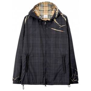 라프리마 버버리 Sliced 체커드 후드 자켓 슬라이스 체크 후디드 8071655