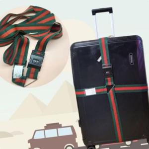 캐리어네임텍 여행캐리어끈 캐리어 크로스 보호밴드 그린레드