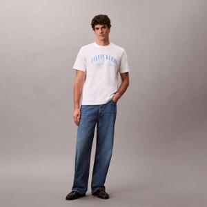 [캘빈클라인][공식] 캘빈클라인 헤리티지 자수로고 그래픽 티 4RF820G YAF