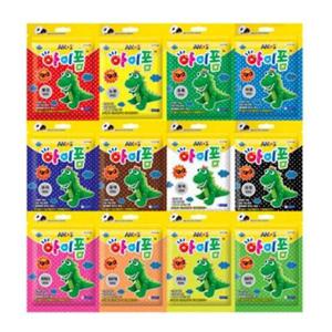 아모스 2000 아이폼 (지퍼백) 50gX12개 칼라폼 클레이
