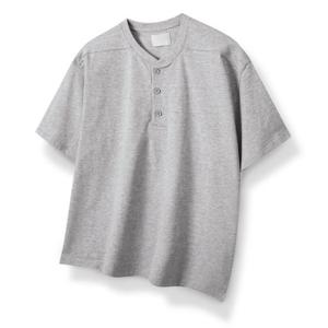 [해리슨] 스탠다드 절개 헨리넥 반팔티 ORL1024