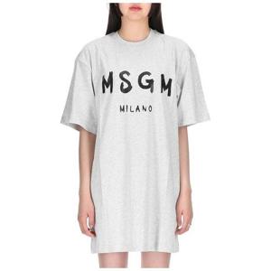 라프리마 엠에스지엠 브러쉬드 로고 반팔 원피스 2000MDA510 200005 94