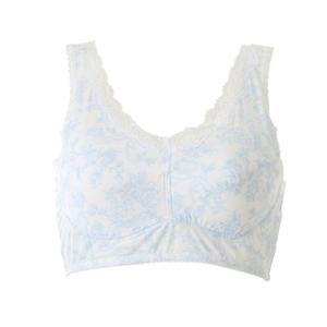 와코루 (브라렛) 플라워패턴의 시원한 냉감소재 브라대용 브라탑 (WLGB625R)