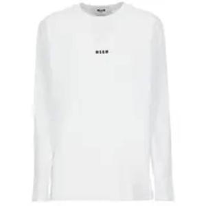 라프리마 엠에스지엠 마이크로 로고 프린트 긴팔 티셔츠 2000MDM501 200002 01