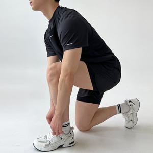 스포츠 멀티 포켓 에어 스트레치 투인원 3부 쇼츠 DBC1803M