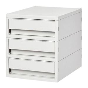 문구용픔 뉴트로소품함 수납 정리함 리빙박스 중형3단_소품