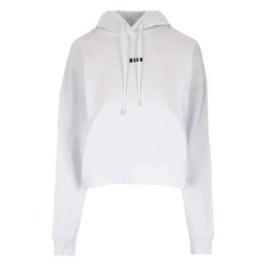 라프리마 엠에스지엠 마이크로 로고 크롭 후드 티셔츠 2000MDM509 200001 01