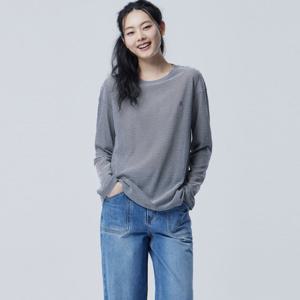 [베네통] 스트라이프 로고 티셔츠_BATS57631NY