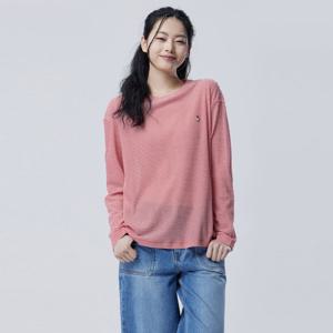 [베네통] 스트라이프 로고 티셔츠_BATS57631RD