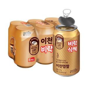 [팔도]팔도 이천햅쌀이 담긴 풀오픈캔 비락식혜 335ml 6캔