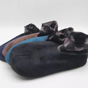 덧신 남자 방안덧신 벨벳무지 털덧신 3켤레랜덤