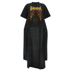 발렌시아가 롱 원피스 871740TUVE41000 Black