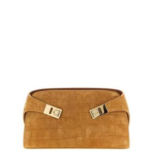 살바토레 페라가모 클러치 파우치 792846NATURALE Brown