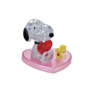 건축물 크리스탈 퍼즐 스누피 허그 하트 3D입체 CP906278