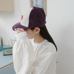 [다잇템]코듀로이 자수 야구모자 콘트라스트 남녀공용 (41929327