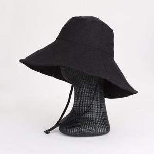 [샵앤][샵앤] 여성 빅사이즈 챙 고정끈 무지 썬캡 모자 DJ-WH-09