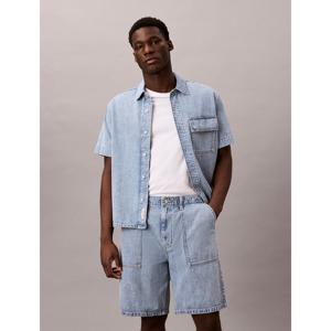 [캘빈클라인 진]남성 CK 린넨 데님 반바지 청반바지 4RF907G (4RF907G-XD0)