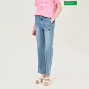 베네통 인밴딩 루즈핏 데님팬츠 BADP52531