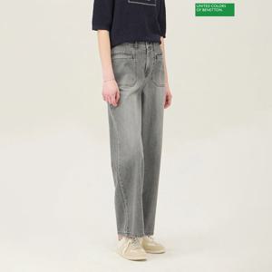 베네통 포켓 와이드 데님 팬츠 BADP69531
