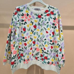 라티움 HC34 꽃나염루즈핏맨투맨여성티셔츠 T2621ts16