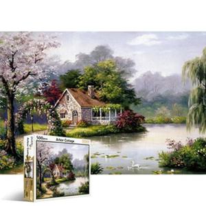 교육퍼즐 직소퍼즐 500피스 나무숲 전원주택 (PL761)