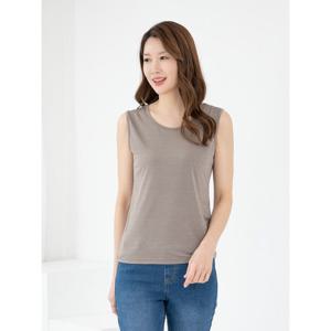 [모슬린]엄마옷 나시 티셔츠 라운드 베이직 603FGH155 마담/중년