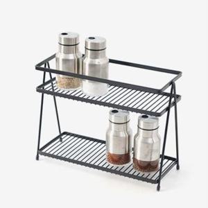 정리 다크 양념랙 2단 선반 소품 주방