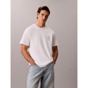 [캘빈클라인 진]남성 CK 그래픽 반팔티셔츠 화이트 4RG247G (4RG247G-YAF)