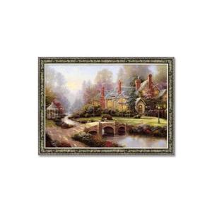 일러스트퍼즐 500피스퍼즐 봄의 문턱을 지나 앤틱카키 액자세트