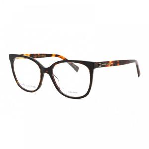 마크제이콥스 안경 사각 풀림 다크 하바나 프레임과 클리어 데모 렌즈 모델 Marc380008600