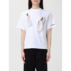 모스키노 반팔 티셔츠 07250541 1001 White