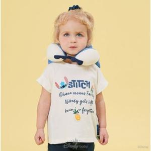 [디즈니베이비]스티치민소매티(O/WHITE)_79S321010