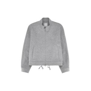 우영미 하이넥 집업 티셔츠 그레이   26SS W261TS42746G