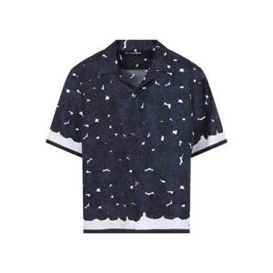 지방시 반팔 셔츠 BM616J16DN 499 BLUE