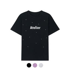 [꼼빠니아][꼼빠니아] 큐빅 포인트 반팔 티셔츠_CADU5-WKS690