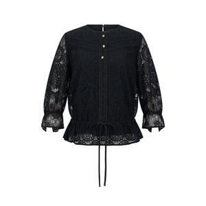 [꼼빠니아][꼼빠니아] 시스루 레이스 블라우스_CADU4-WRB050