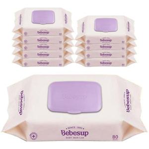 베베숲 트러스트 캡형 물티슈 80매 x 10개