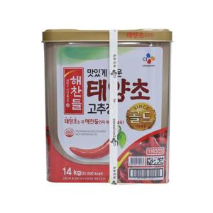 대용량 해찬들 태양초 고추장 14kg