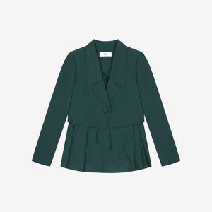 [베스띠벨리][26신상] 원버튼 레이어드 7부 자켓 BMJAD21210_US