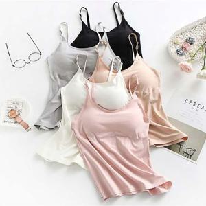 여름 내장 나시 런닝 여자 이너 시원한 심리스 캡