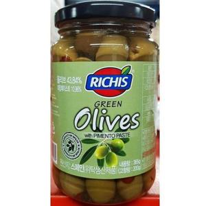그린올리브 리치스 그린 올리브 360g X12