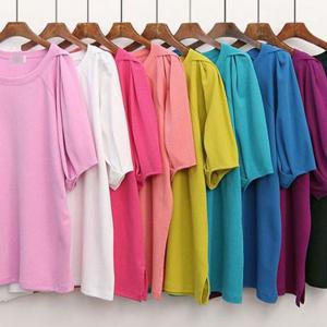 빅사이즈미시옷 305K006S 셔링 반팔티 여성큰옷 빅사