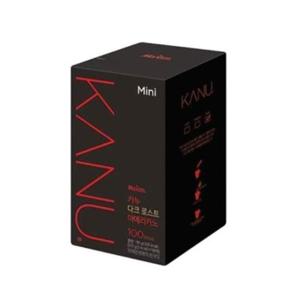 사무실커피 카누 콜롬비아원두 다크 미니 아메리카노 100T 1개