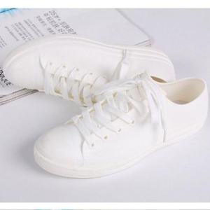 쿨샵 베이직스타일 여성 스니커즈 무지 원색 운동화