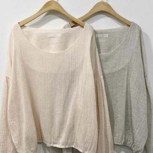 의류 퍼프 블라우스 빅사이즈 307P621S 주름 루즈