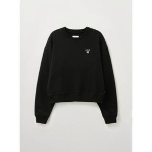 세터 W 로렌 스몰 로고 베이직 크롭 스웨트셔츠 B1 SA261WTM01 BLK0 NVY0 OML0 SBL0