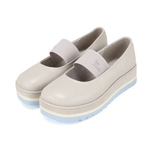 바바라 양가죽 트렌드 웻지굽 미니멀 여성플랫 4CM 2종 택1 BBJ193