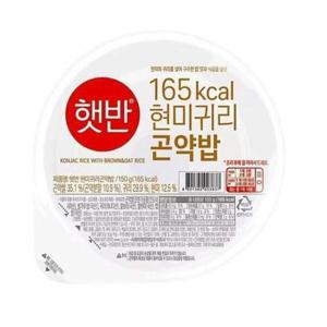 곤약밥 (행사)햇반 현미 귀리 x 150g 24개