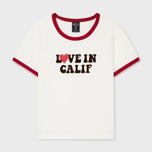 [후아유][여성] 레터 링거 티셔츠 WHRAG2431F