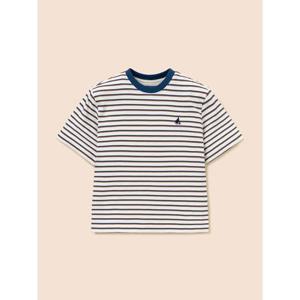 [빈폴키즈] 멀티 스트라이프 반소매 티셔츠  옐로이시 브라운 (BI6342U10B)